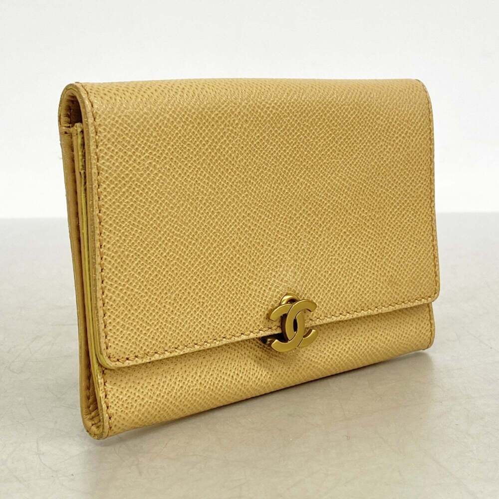 CHANEL Authentic Brown Caviar Leather Wallet - Picture 2 of 10
